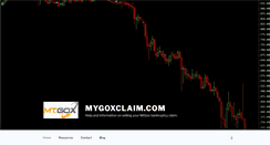 Desktop Screenshot of mygoxclaim.com