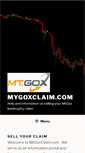 Mobile Screenshot of mygoxclaim.com