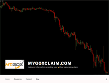 Tablet Screenshot of mygoxclaim.com